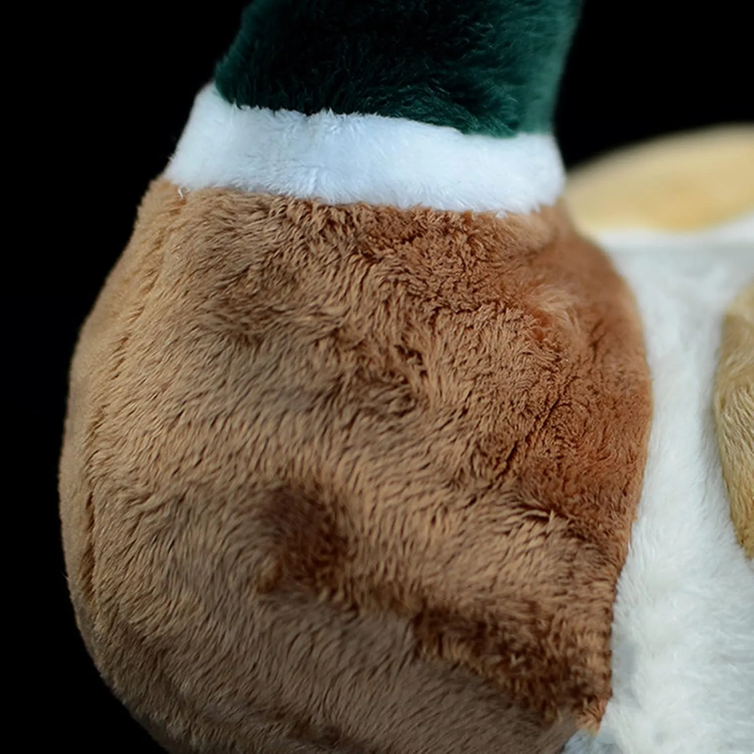 ZHONGXIN MADE Simulation Mallard Duck Plush Toy Stuffed Animals - Soft Realistic 13” Green Mallard Duck Doll, Cute Toys Real Plushie Toy Home Decoration, Unique Plush Gift Collection for Kids